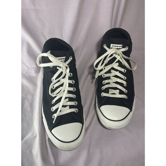 Converse Chuck Taylor All Star Mid Top Men’s Size 10 Black 151041F - EUC!! - Picture 3 of 8